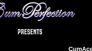 i'm a slutty hottie getting cumshot on my face swallowing all the semen