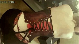 Amoul Solo 862 - Amateur White Slut In Red Black Thong Corset Spandex Pants Heels Blowjob Pov Doggy Rimming