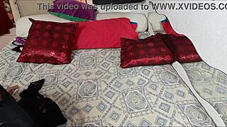 Horny latina neighbor came to my apartment with an excuse since my girlfriend was out. She got her wet pussy drilled deep in doggystyle action.