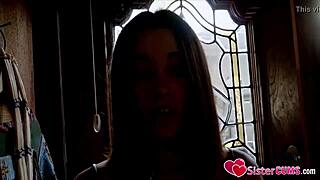 bratty young 18+ stepsis punished for getting home too late aria lee