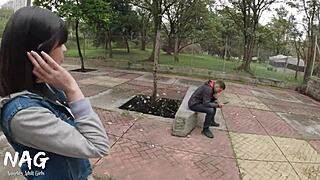 hey random guy from the metro station near by wanna join my casting interview for public fun?