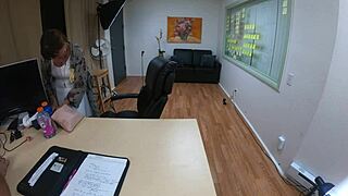 i'm choking on this deepthroat during nataly dewalt's intense casting session with gagging