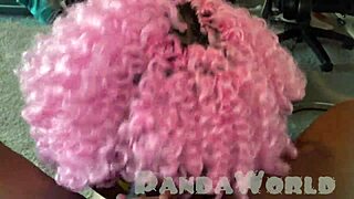 ebony anal slut takes bbc deep in asshole while second ebony slut swallows bbc in group assfucking