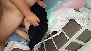 i'm a petite big ass cosplay college girl in white thong taking anal fuck with cum inside and out making me all yours over 18