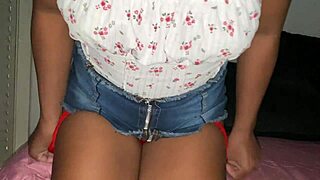 Giving pussy to stranger outdoors in sexy lingerie!