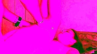 Macho me coge con medias rositas puestas y big cock en hairy pussy hasta orgasm 😏