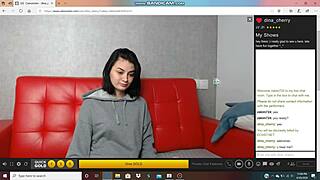 Hot russian camgirl suggests more than just a simple masturbation show in her intriguing performance