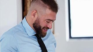 I hired this athletic maid and ended up fucking her wet pussy. She gave me a sloppy blowjob with cumshot on her bubble butt.