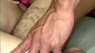 curvy woman with natural tits experiences intense action in the bathroom.