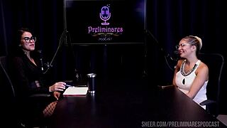 Best Moments from Barbara Sol in Preliminares Podcast with Bia Hot - Part 4! Big Ass Latina in Outdoor Handjob and Orgasm on Sheer Red!