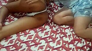 Oh man, real sex with my lesbian neighbor who comes over and fucks me so good pt1