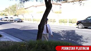 Blonde milf Alura Jenson, with her fake tits and curvy body, gets a hot creampie from Chad Diamond in homemade solo toy play.