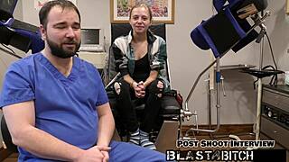 Ava Sirens Shaved Pussy Spreads in Missionary for Close Up Cum Blast in POV