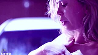 she starts with perfect feet licking in this lesbian session. then dives into big ass and wet pussy muff diving with sucking toes.