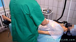 Why does this lustful doctor bind and fuck his patient on the hospital table?