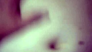 SSBBW with Big Belly Gets Pussy Fucked POV Style. Husband Rubs Belly and Cums on It in Intense Couple Session.