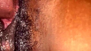 Hey, that unaware creampie just happened in this homemade ebony teen scene