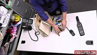 Asian thieves sneak into the office for a wild party but end up caught