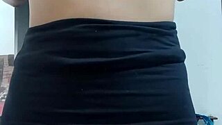 spy cam catches innocent curvy latina teen 18+ with perfect natural tits