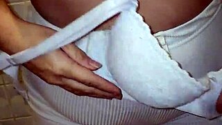 Mom Of My Best Friend Catches Me Masturbating With Her Panties And Sucks Until I Cum In Her Mouth