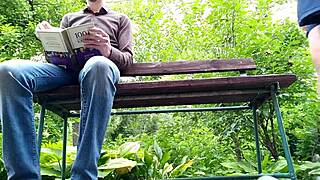 Curvy Milf in Pantyhose Flashes Big Ass and Tits, Peeing Outdoor in Park with Wet Pussy View