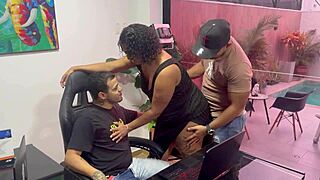 You're fired, slutty secretary, but earn that promotion now.