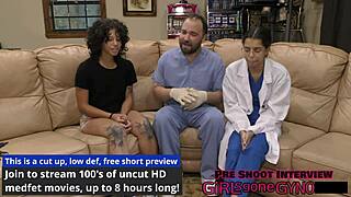 Nicole Luva's Yearly Physical Close Up With Gloves And Spreading!