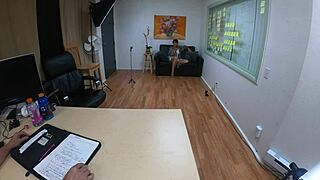 i'm choking on this deepthroat during nataly dewalt's intense casting session with gagging