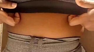 wow mamei those big saggy tits are so delicious with lactating milk and huge nipples in this first time homemade session