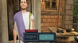 let's play slaves of rome hermaphrodite part 4, trying to get in my wife's pants