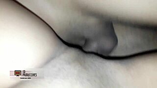 Casually my stepsister sneaks into my room under the sheets for homemade interracial sex with deepthroat and creampie in doggystyle