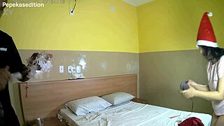 The young married woman tried a new experience.