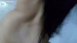 I was twerking and shaking my big ass on the cock of my boyfriend's friend, oops