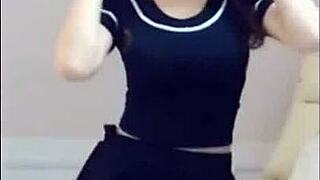 Chi Danny shows off some fun dance moves on webcam