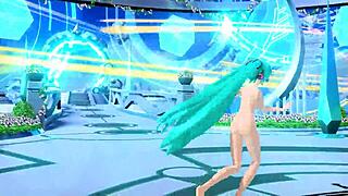 Hatsune Miku Sings Ai No Uta In Project Diva With Full Nude Mod And Goddess Curves Exposed!