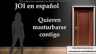 joi session where 4 amigas invite you to their holiday party for jerking off instructions