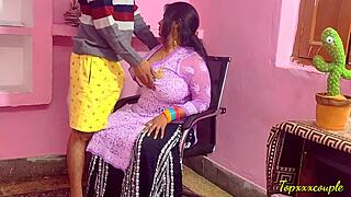 Indian Bitch Gets Painful Fuck in Office Backroom