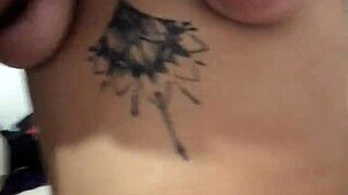 guy dominates with spanking and choking on huge natural tits