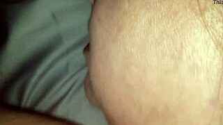 Blonde Granny Wife's Ass Takes Cum in Amateur Anal Assfucking Scene