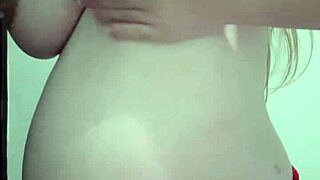 pregnant wife enjoys a creamy massage