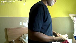 The young married woman tried a new experience.