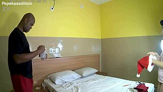 The young married woman tried a new experience.