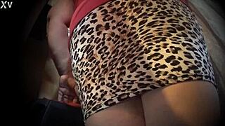 My morbid wife shows her legs and panties on a normal day in public