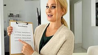 Hey, check out how this pervy stepmom gets her needs met by her pitiful stepson in a wild blowjob session. It's all about that deepthroat action with cheating vibes.