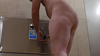 Oh my god, I'm fucking my ass right here at Walmart and it feels so intense!