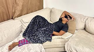 oh wow stepmom tricks colombian stepson into fucking her tight wet pussy with big black cock!