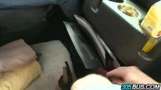 i can't believe this redhead teen babe tiffany tailor is sucking and fucking for cash in public like a total slut