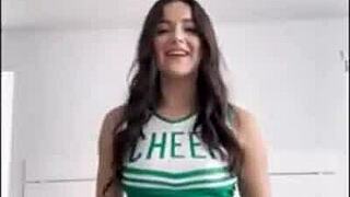 Oh stepdaughter, feel my big cock in your shaved pussy, says Jay Rock to the teen cheerleader.