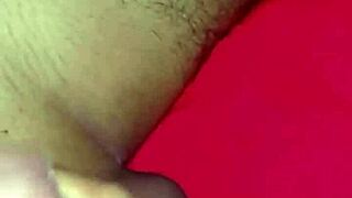 Hey, check out this 18-year-old virgin stepsister giving deepthroat and footjob action with wet feet in homemade video.