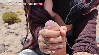 Brazilian Babe Rides Muscular Cock in Public Outdoor Cowgirl! German Couple's Bolivia Vlog Explodes with Explicit Sex!